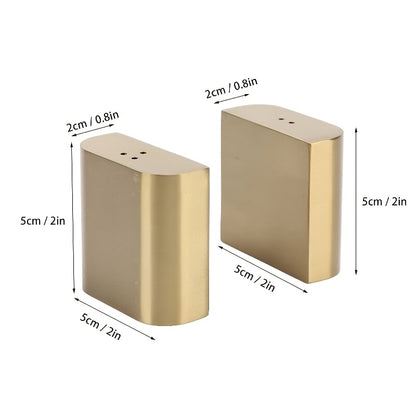 Stainless Steel Salt and Pepper Shakers Set | Kitchen Collection | Aroselle