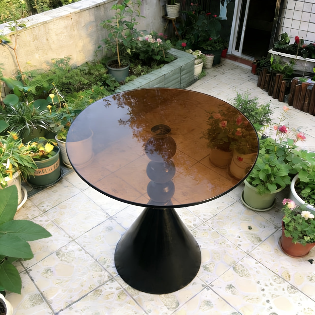 Glass Round Coffee Table | Furniture Collection | Aroselle