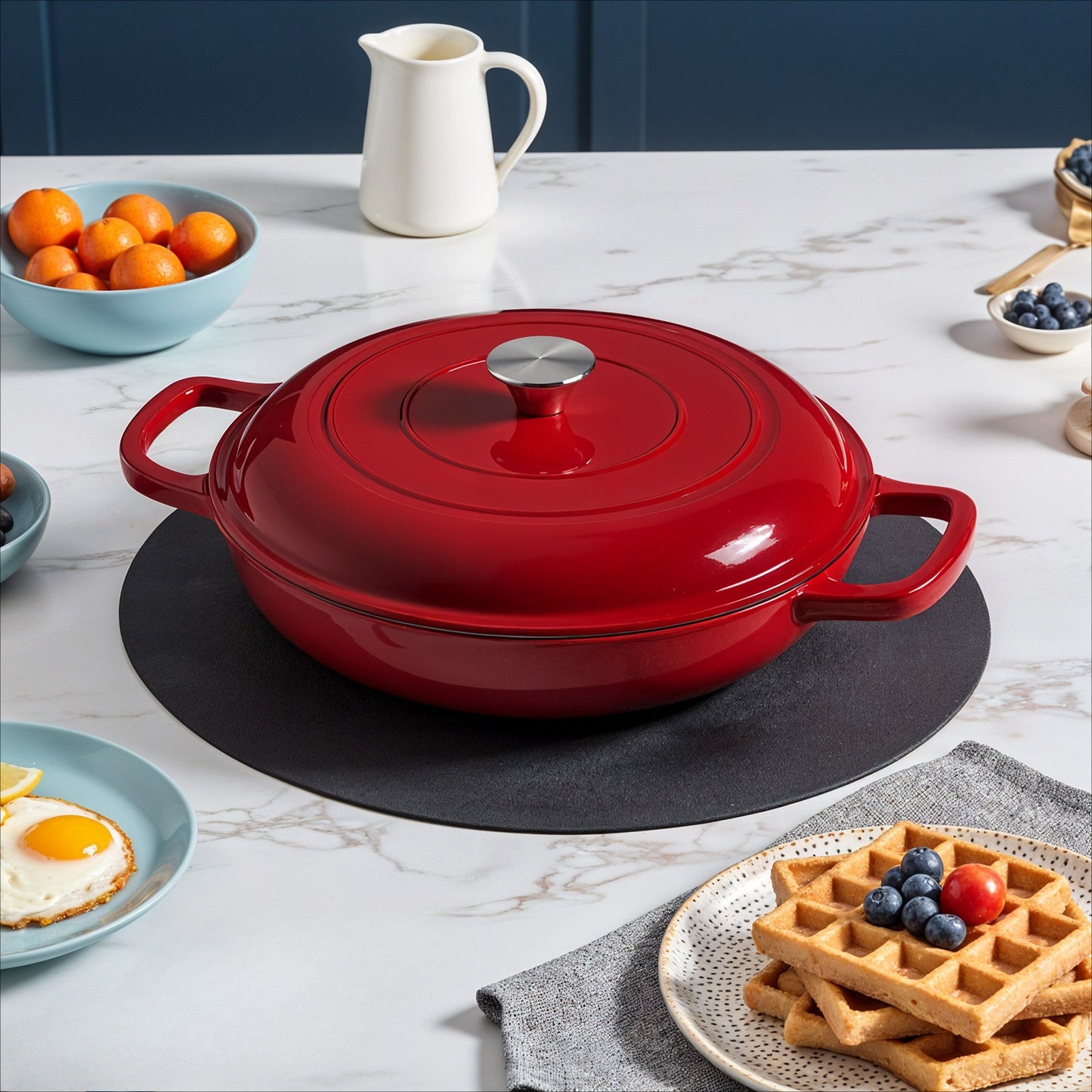 Enameled Cast Iron Stove Pot 3.2L | Kitchen Collection | Aroselle