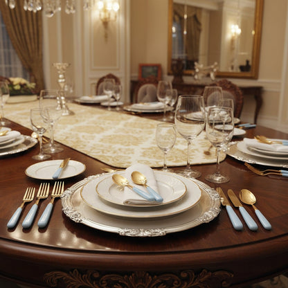 Cutlery Set With Stand (24PCS) | Kitchen Collection | Aroselle