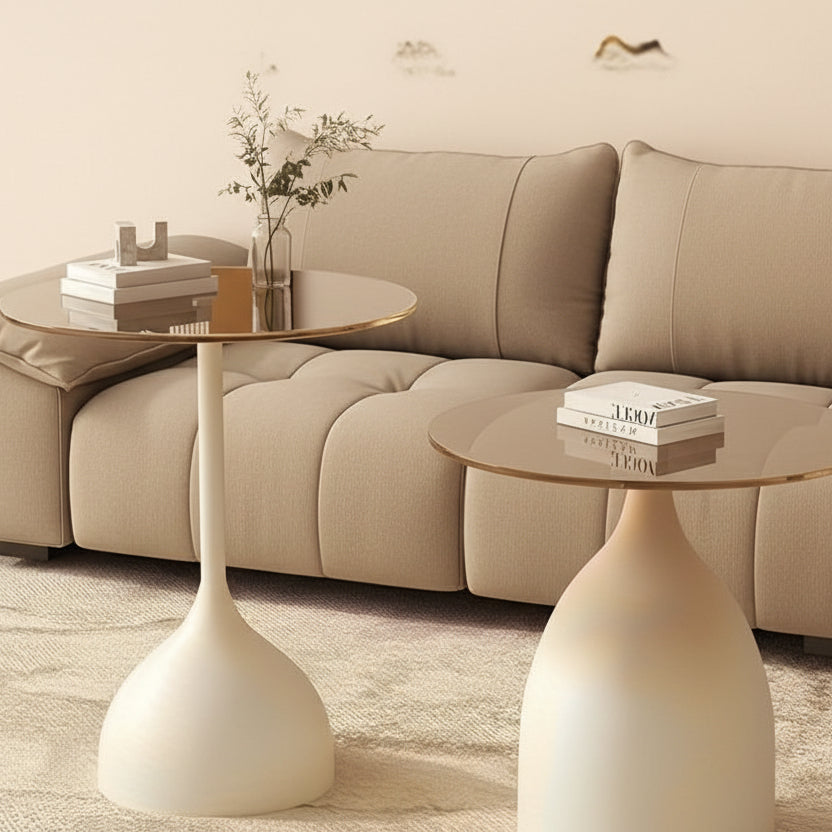 Tempered Glass Side Table | Furniture Collection | Aroselle