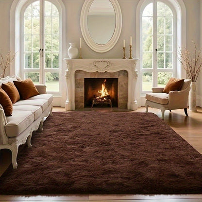 Plush Carpet Area Rug - Soft Thick Pile Living Room & Bedroom Carpet | Rug Collection | Aroselle