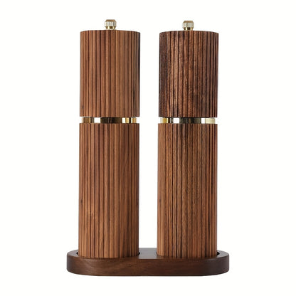 Acacia Wood Salt and Pepper Grinder Set | Kitchen Collection | Aroselle