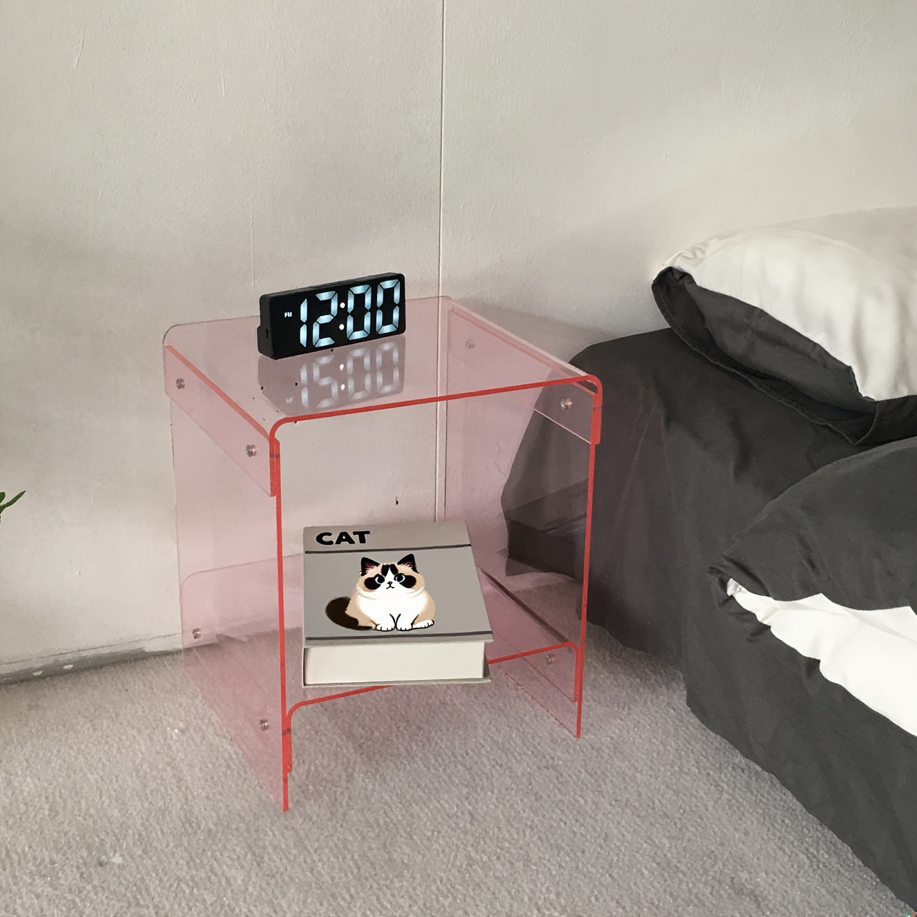 Transparent Acrylic Side Table | Furniture Collection | Aroselle