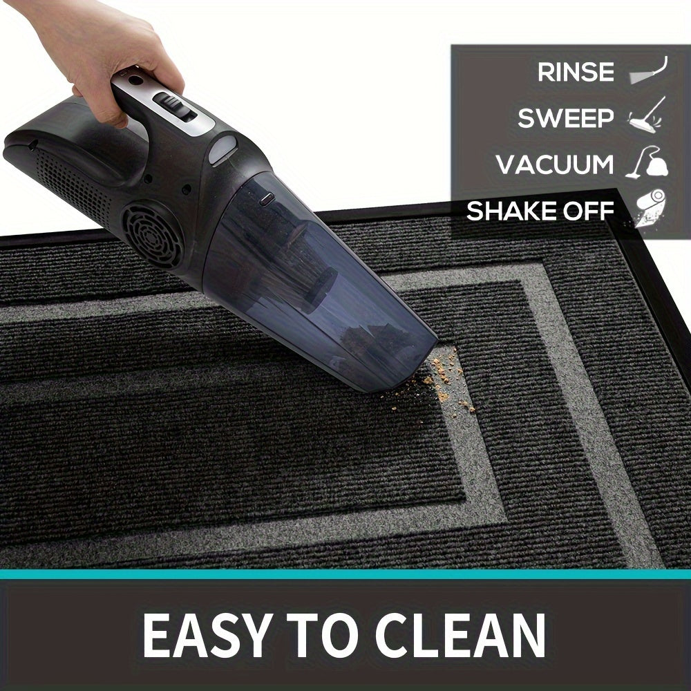 Rubber Doormat - Durable Non Slip Outdoor Entrance Mat | Rug Collection | Aroselle
