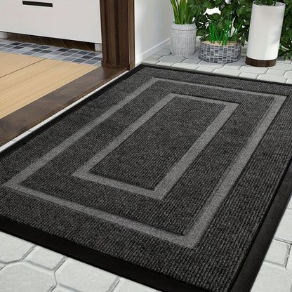 Rubber Doormat - Durable Non Slip Outdoor Entrance Mat | Rug Collection | Aroselle