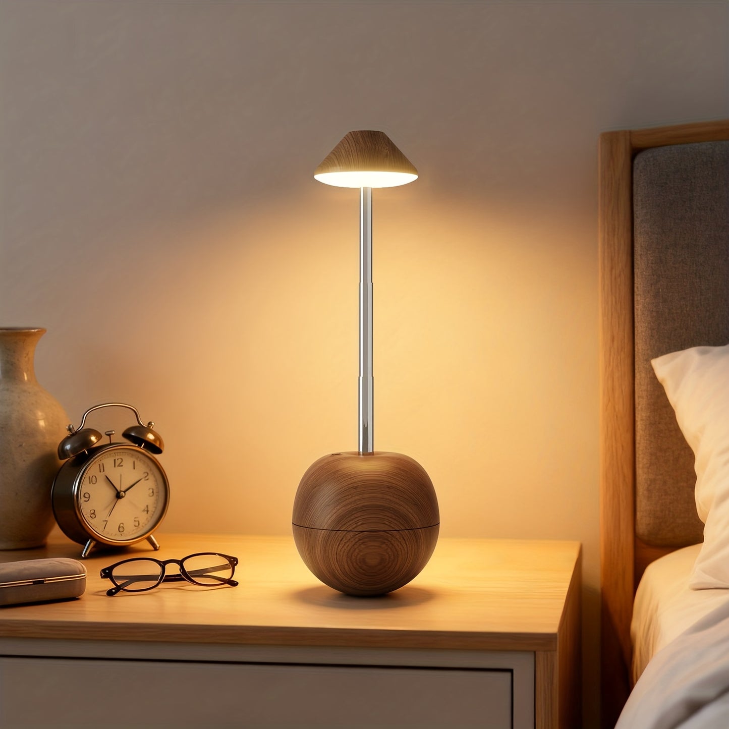 Minimalist Orbit Stone LED Night Lamp | Decor Collection | Aroselle