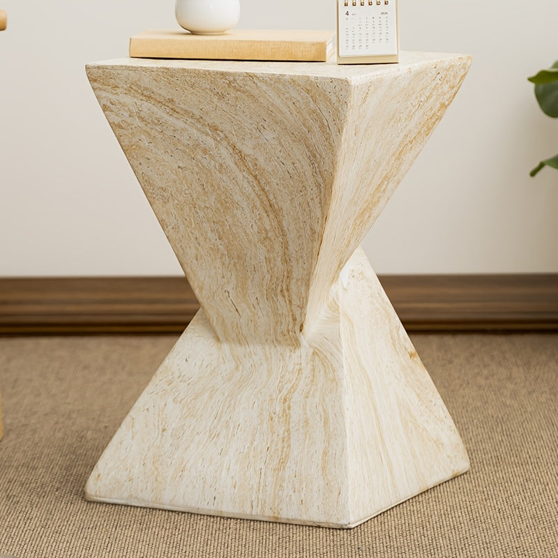 Marble Geometric Side Table | Furniture Collection | Aroselle