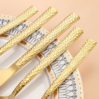 Hammered Design Cutlery Set (30PCS) | Kitchen Collection | Aroselle