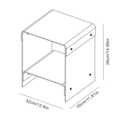 Transparent Acrylic Side Table | Furniture Collection | Aroselle