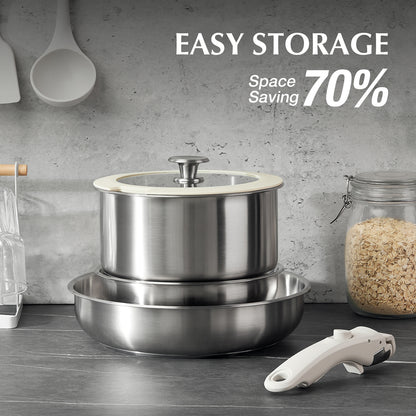 Stainless Steel Cookware Set | Kitchen Collection | Aroselle