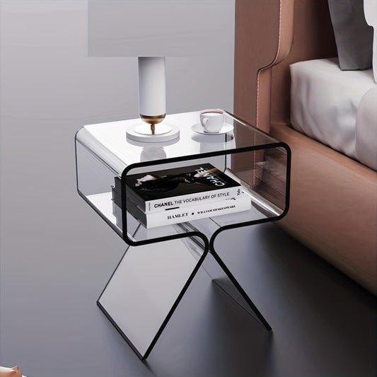 Clear Acrylic Side Table | Furniture Collection | Aroselle