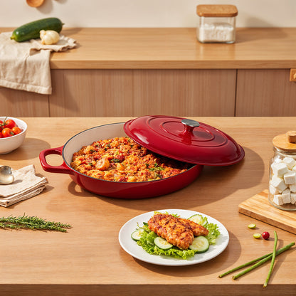 Enameled Cast Iron Stove Pot 3.2L | Kitchen Collection | Aroselle