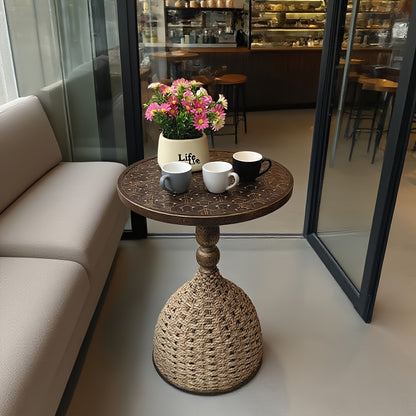 Metal Round Side Table | Furniture Collection | Aroselle