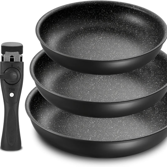 Non Sticking Induction Frying Pan Set | Kitchen Collection | Aroselle